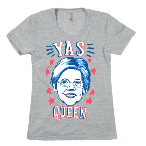 Yas Queen Elizabeth Warren Womens T-Shirt