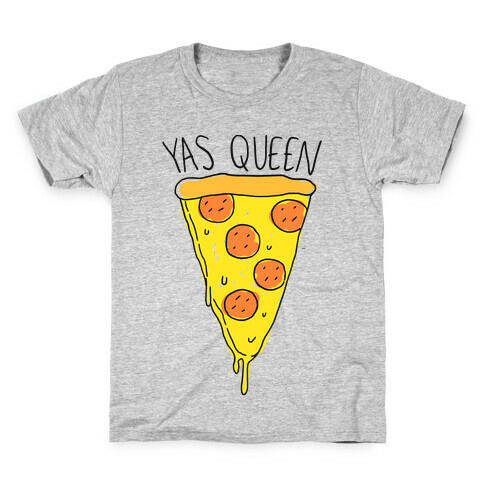 Yas Queen Pizza Kids T-Shirt