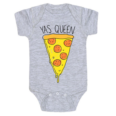 Yas Queen Pizza Baby One-Piece