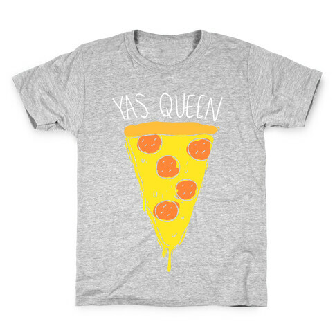 Yas Queen Pizza Kids T-Shirt