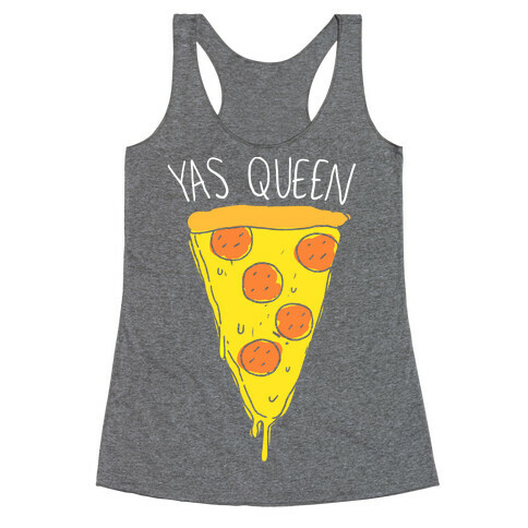 Yas Queen Pizza Racerback Tank Top