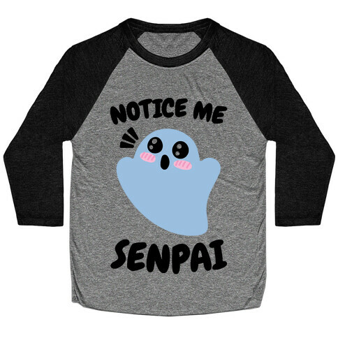 Senpai Ghost Baseball Tee