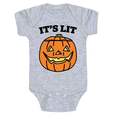 It's Lit Jack O' Lantern Baby One-Piece