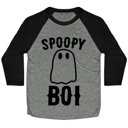 Spoopy Boi  Baseball Tee