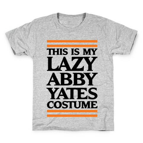 This Is My lazy Abby Yates Costume Kids T-Shirt