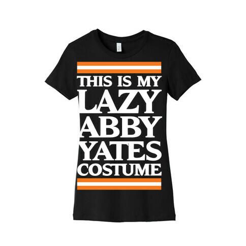 This Is My Lazy Abby Yates Costume Womens T-Shirt