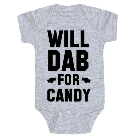 Will Dab for Candy Baby One-Piece