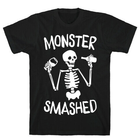 Monster Smashed (White) T-Shirt