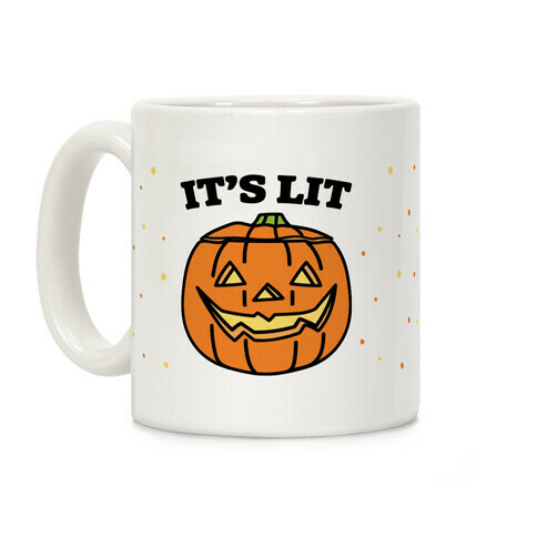 It's Lit Jack o' Lantern Coffee Mug