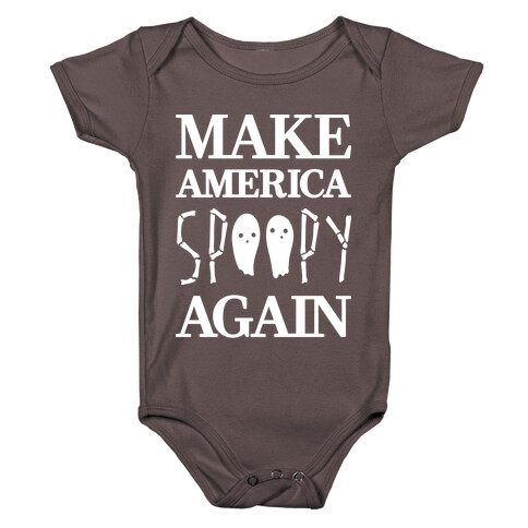 Make America Spoopy Again (White) Baby One-Piece