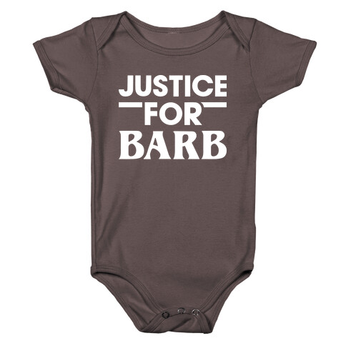 Justice For Barb (White) Baby One-Piece
