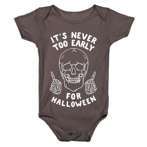 It's Never Too Early For Halloween Baby One-Piece