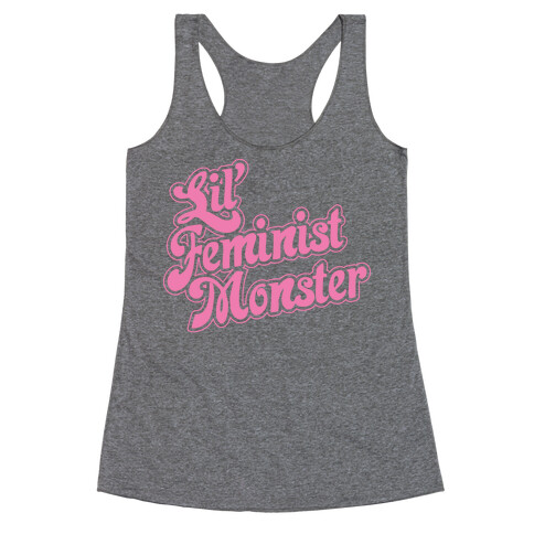 Lil' Feminist Monster Parody Racerback Tank Top