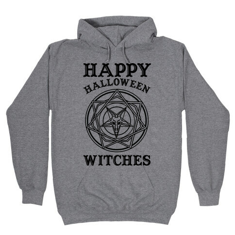 Happy Halloween Witches Hooded Sweatshirt