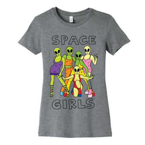 Space Girls Womens T-Shirt