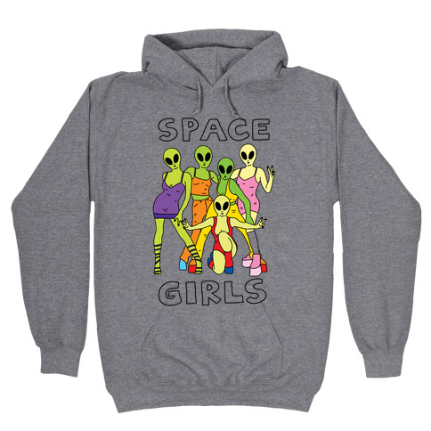 Space Girls Hooded Sweatshirt