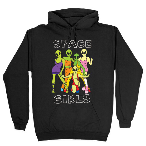 Space Girls Hooded Sweatshirt