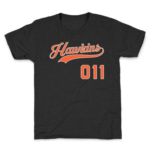 Hawkins Baseball (White) Kids T-Shirt