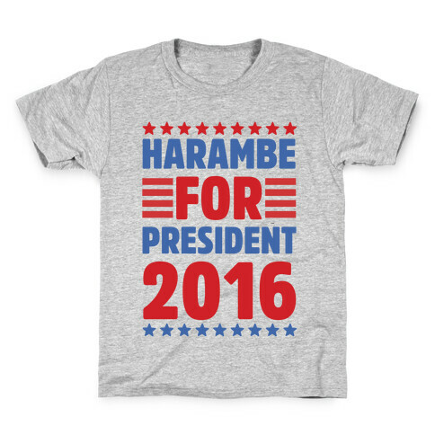 Harambe For President 2016 Kids T-Shirt