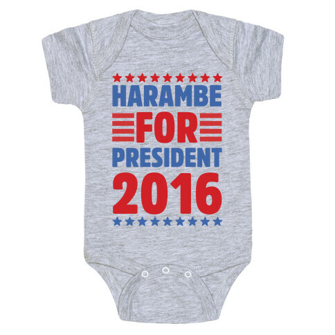Harambe For President 2016 Baby One-Piece