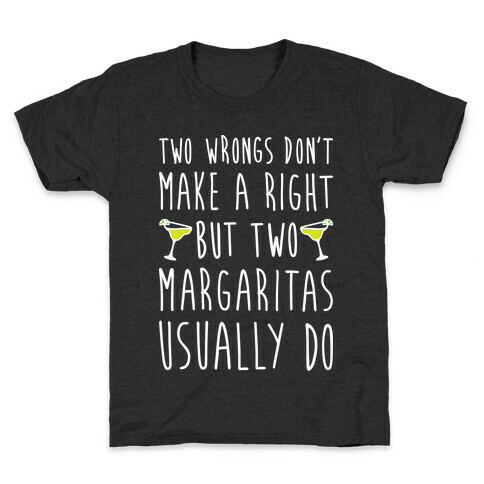 Two Margaritas (White) Kids T-Shirt