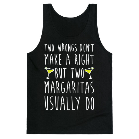 Two Margaritas (White) Tank Top