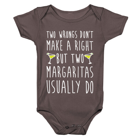 Two Margaritas (White) Baby One-Piece
