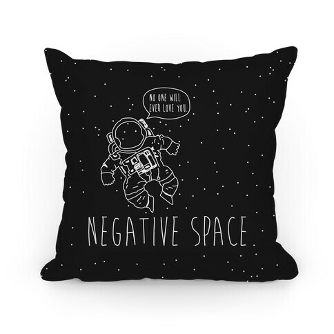 Negative Space Pillow