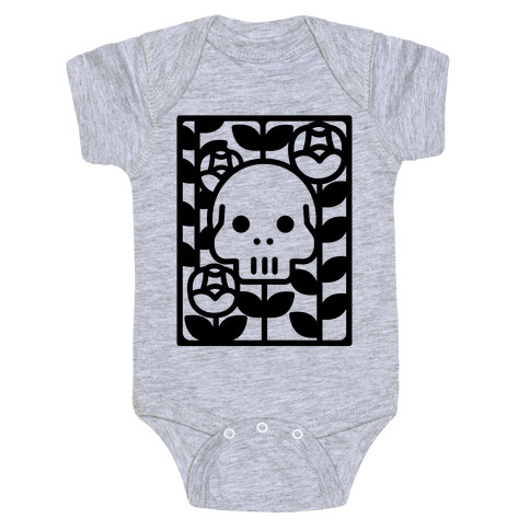 Flower Skull Baby One-Piece