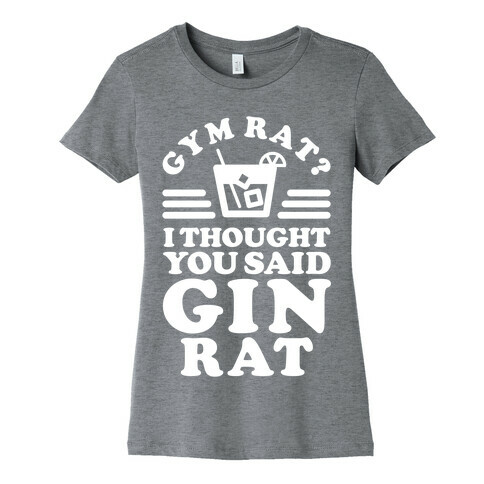 Gin Rat Womens T-Shirt