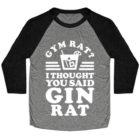 Gin Rat Baseball Tee