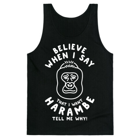 Harambe Meme Parody Tank Top