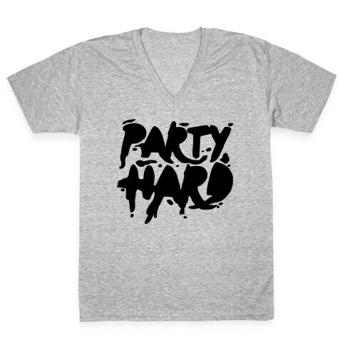 Party Hard V-Neck Tee Shirt