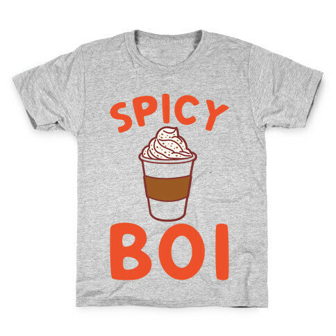 Pumpkin Spice Spicy Boi Kids T-Shirt