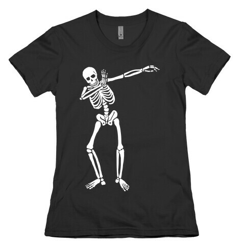 Dabbing Skeleton Womens T-Shirt
