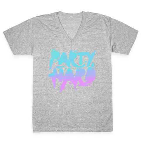 Party Hard V-Neck Tee Shirt