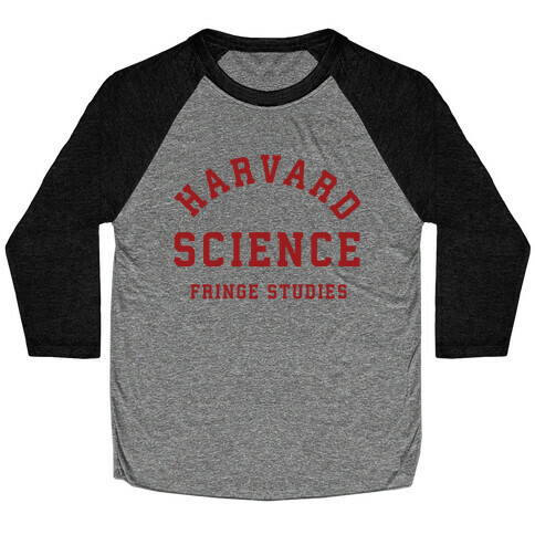 Harvard Fringe Parody Baseball Tee