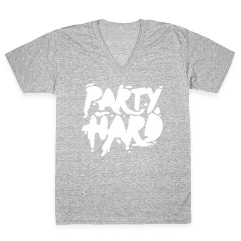 Party Hard V-Neck Tee Shirt