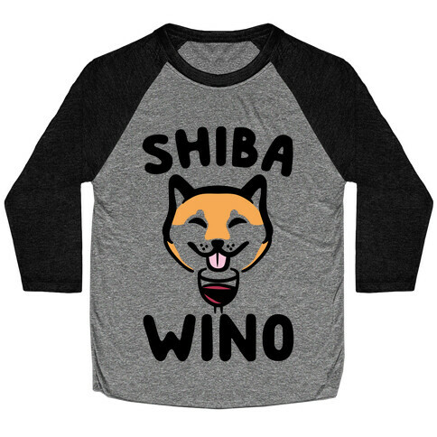 Shiba Wino  Baseball Tee