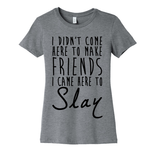 I Didn't Come Here To Make Friends Womens T-Shirt