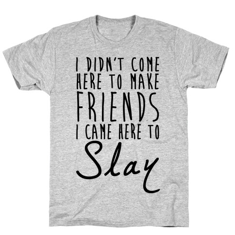 I Didn't Come Here To Make Friends T-Shirt