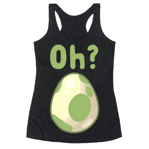 Oh? Egg Hatching Racerback Tank Top