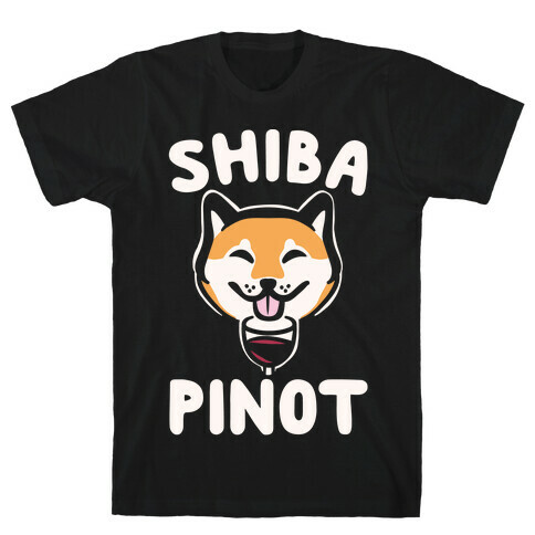 Shiba Pinot White Print T-Shirt