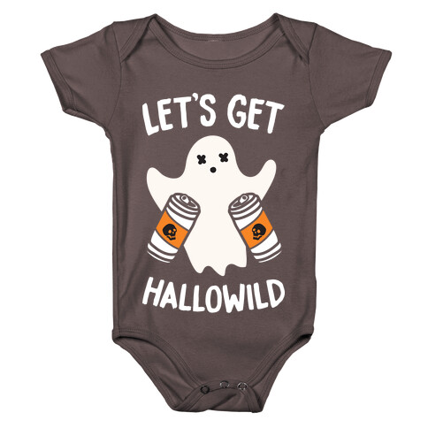 Let's Get Hallowild (White) Baby One-Piece