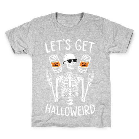 Let's Get Halloweird (White) Kids T-Shirt