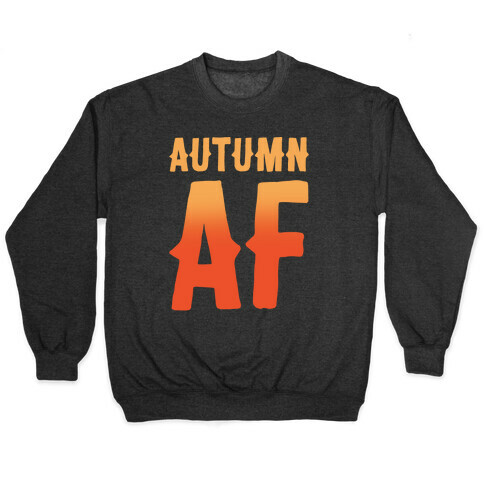 Autumn Af White Print Pullover