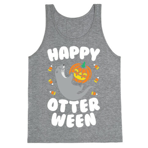 Happy Otterween (White) Tank Top