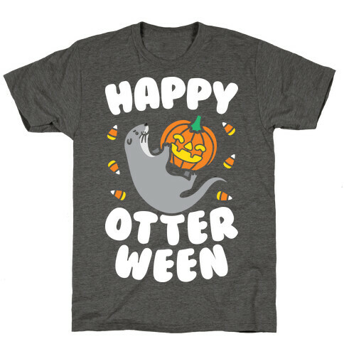 Happy Otterween (White) T-Shirt