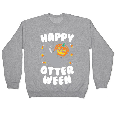 Happy Otterween (White) Pullover