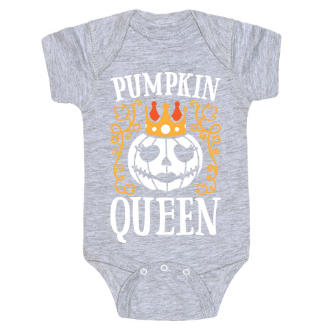 Pumpkin Queen (White) Baby One-Piece